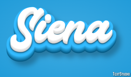 Siena Effet de texte