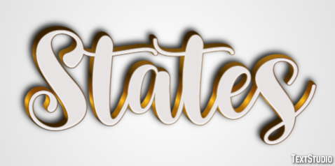 States Text Effect