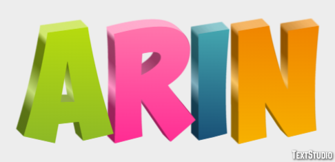 Arin Text effect