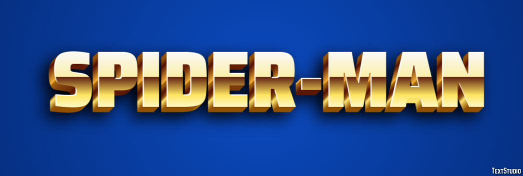 Spider-Man Efeito de texto