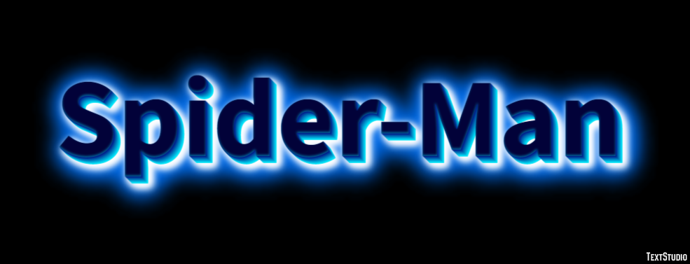 Spider-Man Tekst Effect