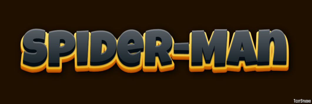 Spider-Man Tekst Effect