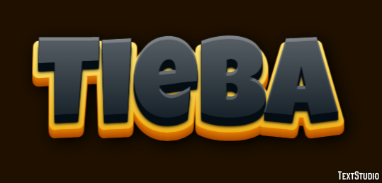 Tieba Efeito de texto
