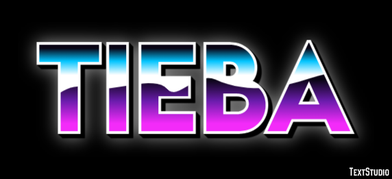 Tieba Efeito de texto