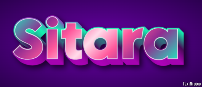 Sitara Text Effect