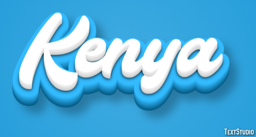 Kenya Text Effect