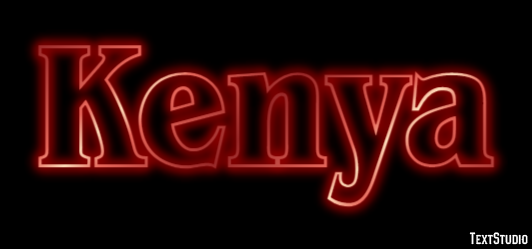 Kenya Text Effect