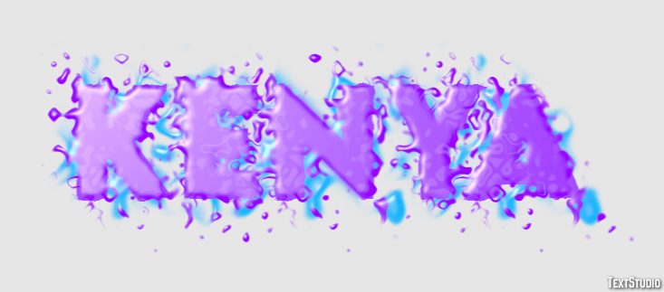 Kenya Text Effect