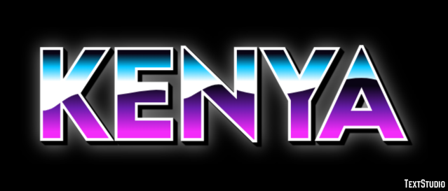 Kenya Text Effect