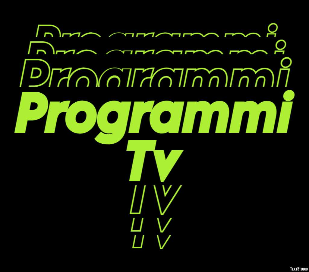 Programmi Tv Tekst Effect
