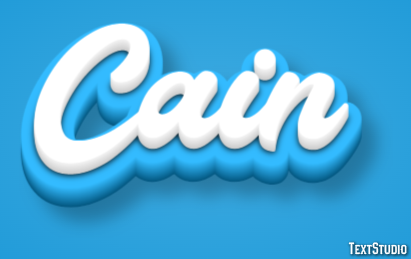 Cain Efecto de Texto