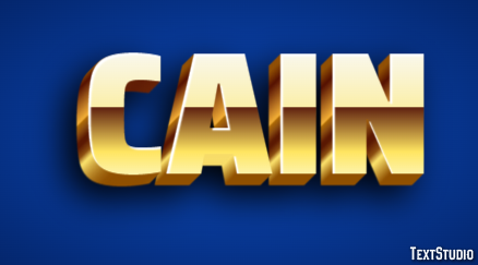 Cain Efecto de Texto