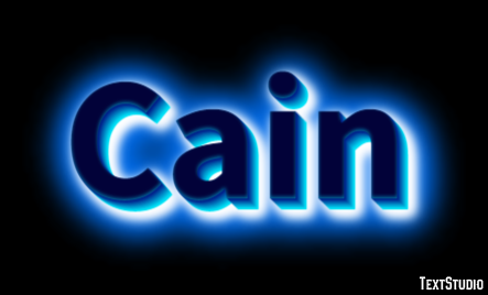 Cain Efecto de Texto