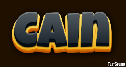 Cain Efecto de Texto