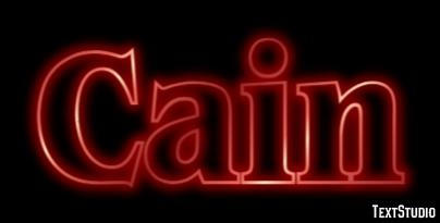 Cain Efecto de Texto
