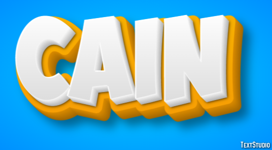 Cain Efecto de Texto