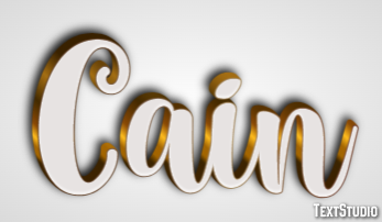 Cain Efecto de Texto