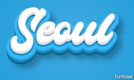 Seoul Efekt tekstowy