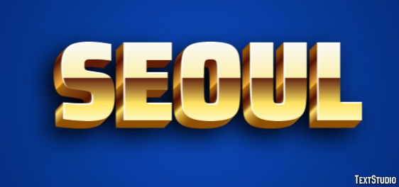 Seoul Efekt tekstowy