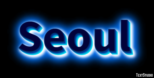 Seoul Efekt tekstowy