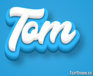 Tom Efeito de texto