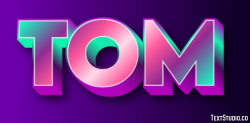 Tom Efeito de texto