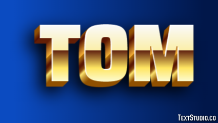 Tom Efeito de texto