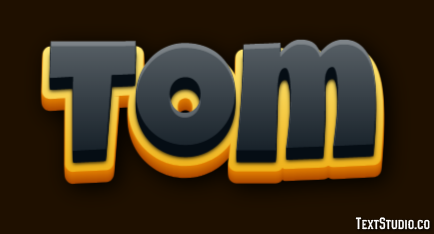 Tom Efeito de texto