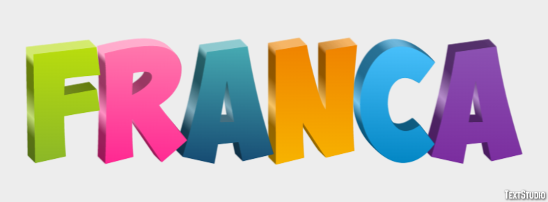 Franca Effetto testo