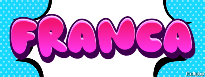 Franca Text Effect