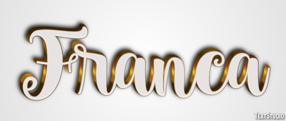Franca Text Effect