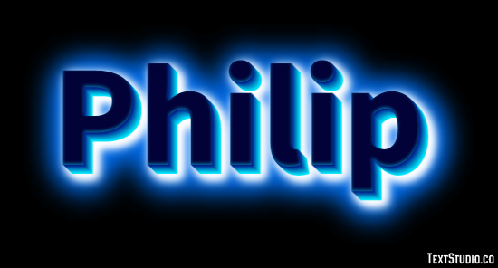Philip Texteffekt