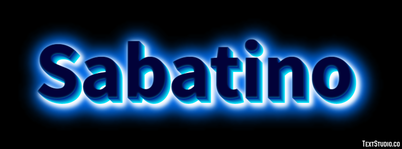Sabatino Efecto de Texto