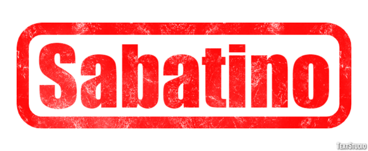 Sabatino Efekt tekstowy