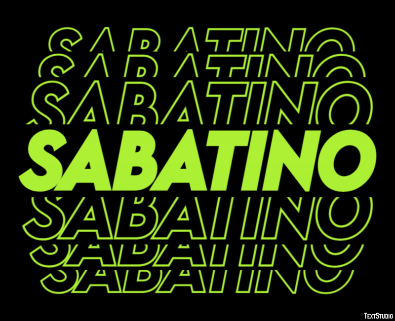 Sabatino Efekt tekstowy