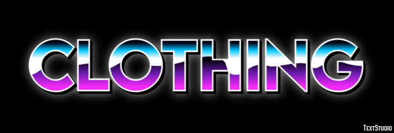 Clothing Effet de Texte