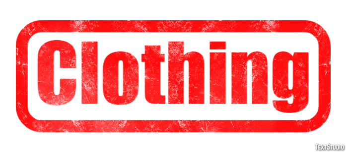Clothing Effet de Texte