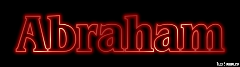 Abraham Texteffekt