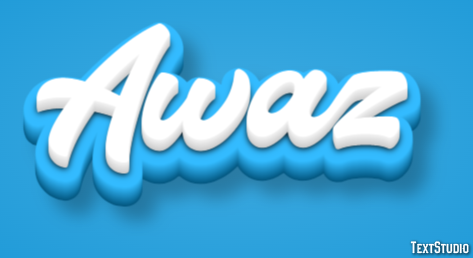Awaz Text Effect