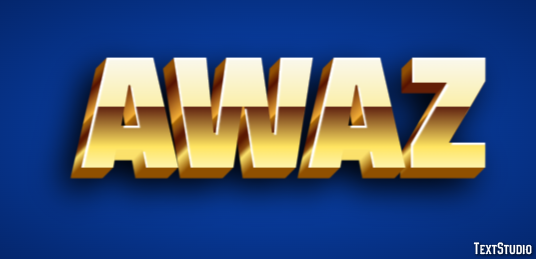 Awaz Text Effect