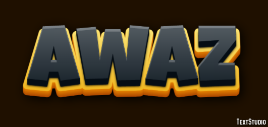 Awaz Text Effect
