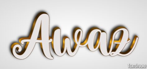 Awaz Text Effect