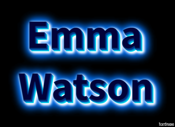 Emma Watson Efeito do texto