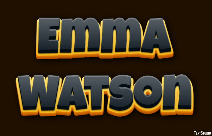 Emma Watson Effetto testo