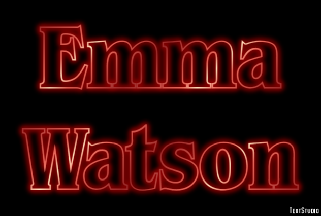 Emma Watson Efeito do texto