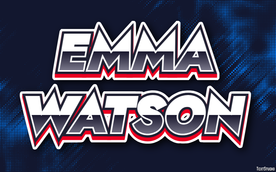 Emma Watson Efecto de Texto