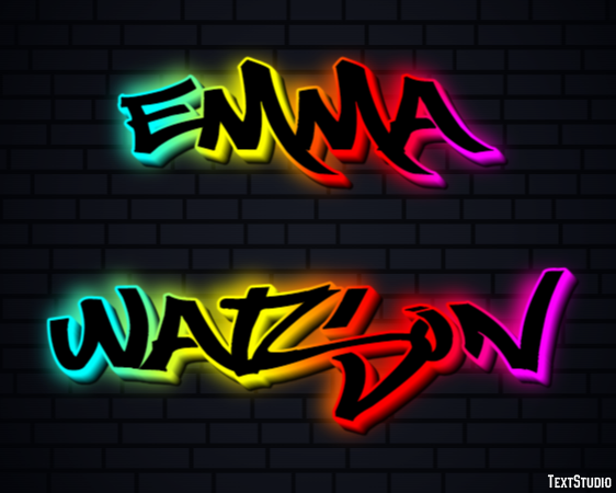 Emma Watson Text Effect