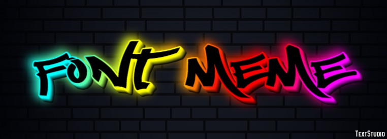 Font Meme Efecto de Texto