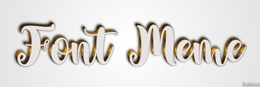 Font Meme Efecto de Texto