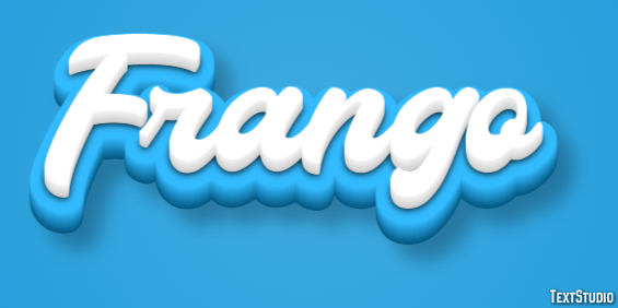 Frango Efeito do texto